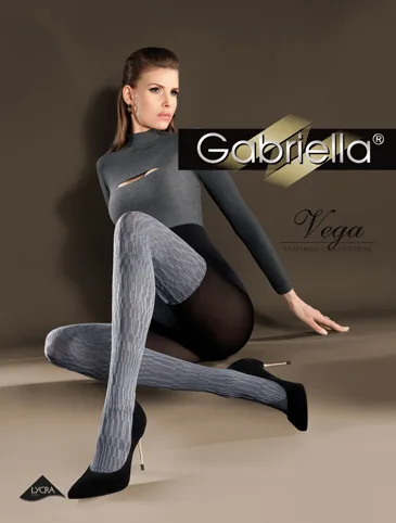 Плътен чорапогащник тип 7/8 чорап Gabriella Vega 362