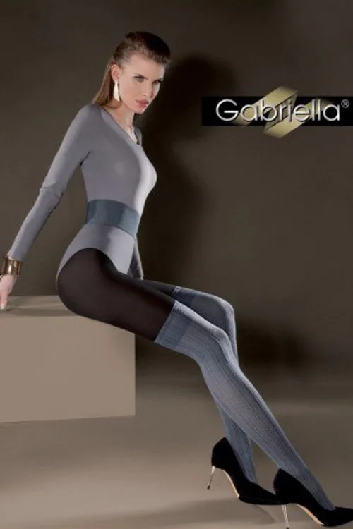 Плътен чорапогащник тип 7/8 чорап Gabriella Milley 359