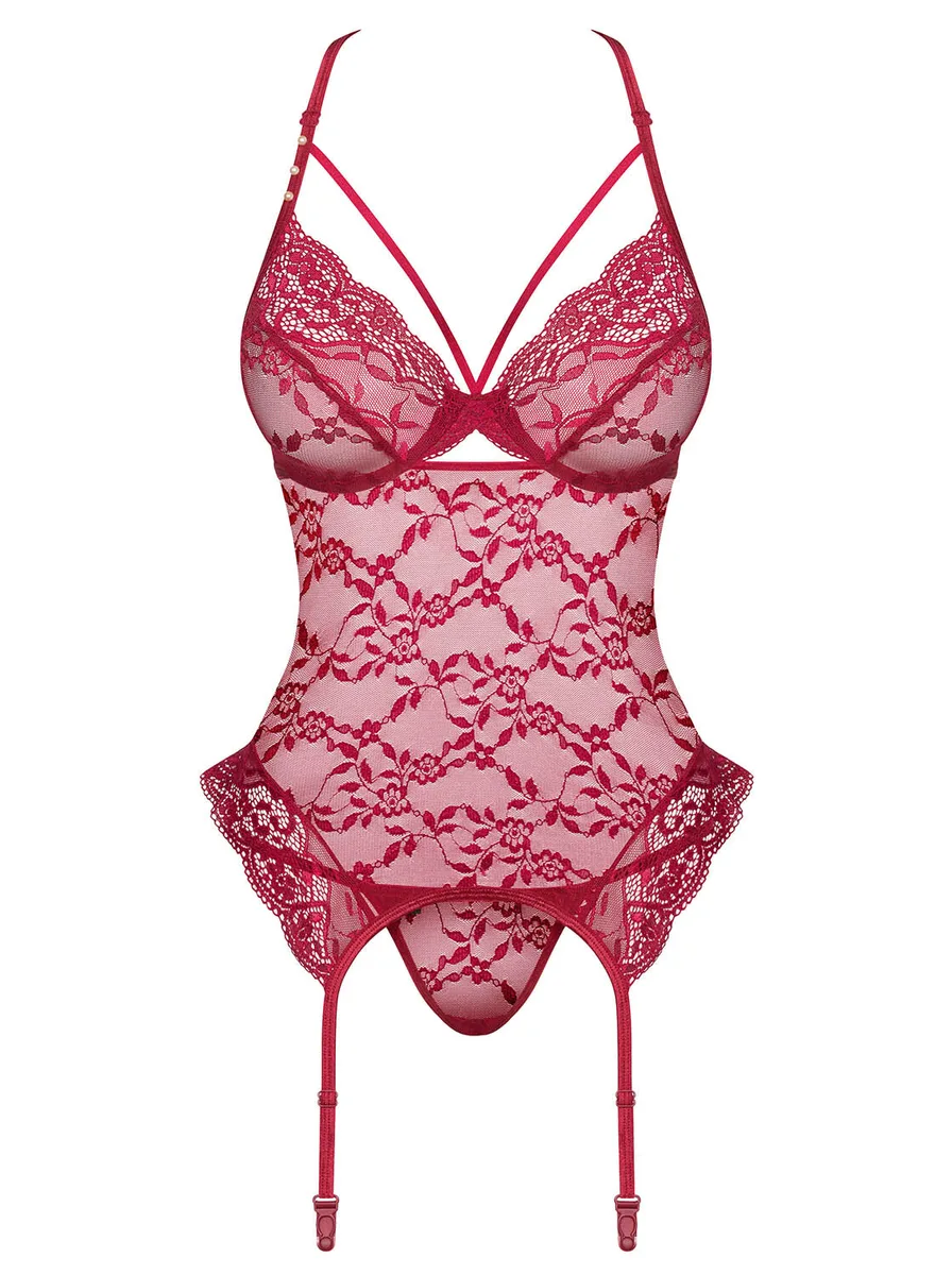 Дантелен корсет Obsessive Ivetta