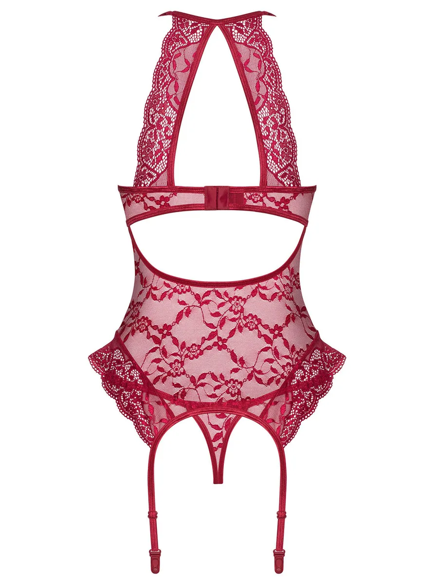 Дантелен корсет Obsessive Ivetta
