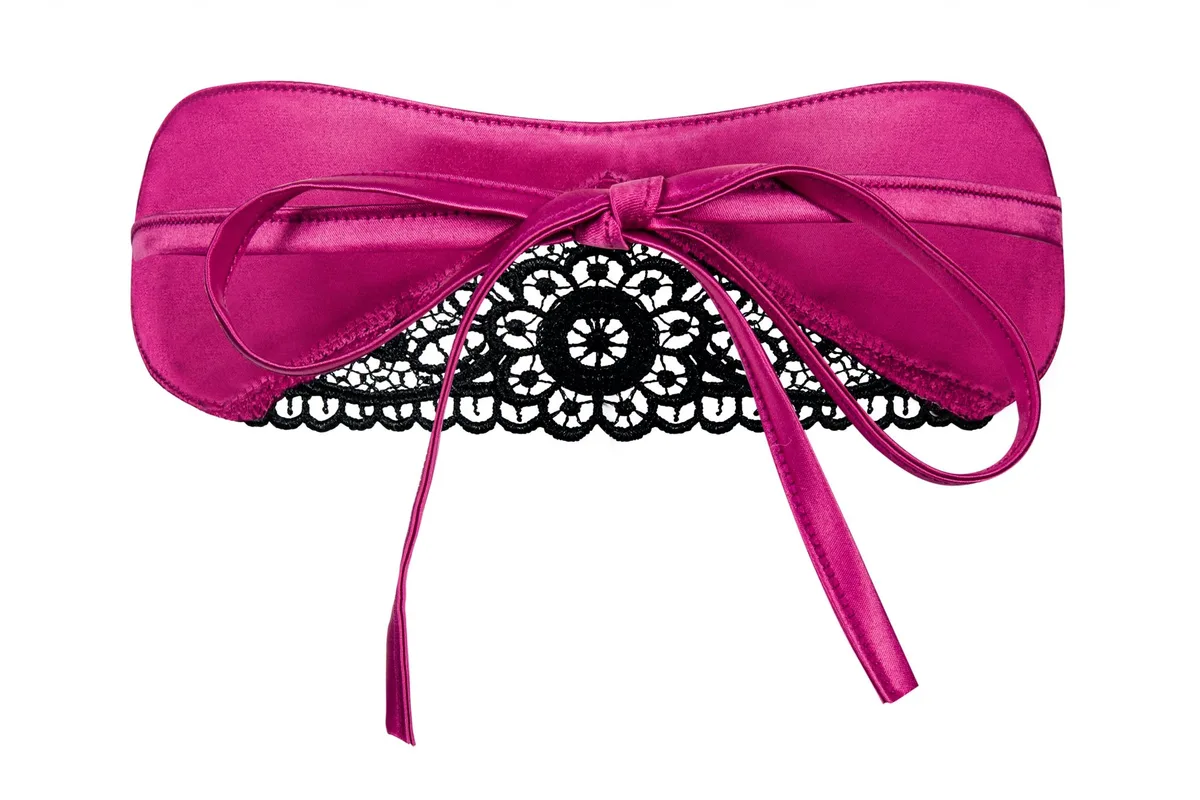Сатенена маска за сън в цветове Obsessive Satinia Mask