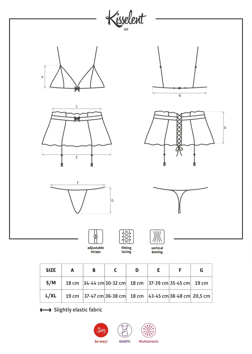 Комплект Obsessive Kisselent set
